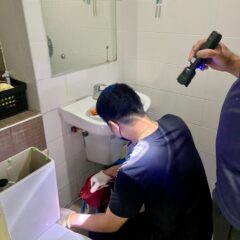 ชักโครกกดไม่ลง