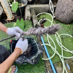 ชักโครกกดไม่ลง