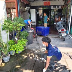 ชักโครกกดไม่ลง